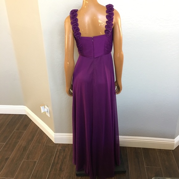 Cinderella maid of honor maxi ruffle dress quince Quinceañera - Picture 2 of 6